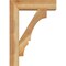 Ekena Millwork Balboa Block Rough Sawn Bracket w/ Offset Brace, Western Red Cedar, 6"W x 20"D x 28"H BKT0604X20X28BOA05RWR - alternate 2